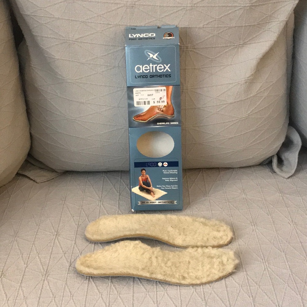 Aetrex Lynco Shearling L900 Orthotics US women’s 7